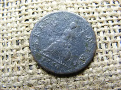 1 Farthing, 1754, Nagy-Britannia