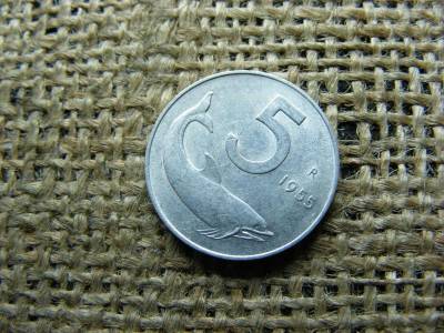 5 Lira, 1955, Olaszország