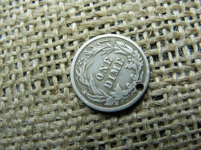 USA 10 dime, 1902, ezüst