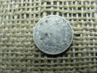 Ezüst 3 pence, 1886, Nagy-Britannia