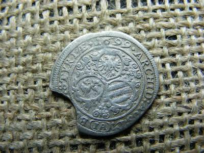 Lipót ezüst 3 krajcár, 1699