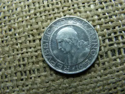 Ezüst 5 Lira, 1935, San Marino