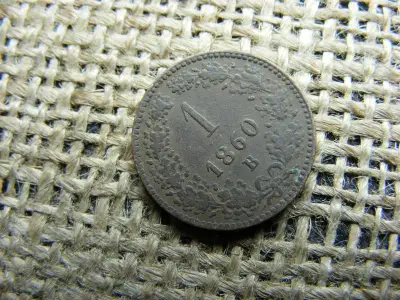 1 krajcár, 1860, B