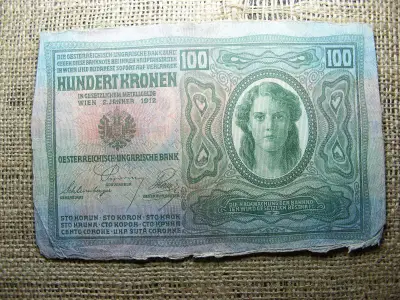 100 korona bankjegy, 1912
