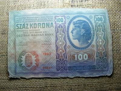100 korona bankjegy, 1912