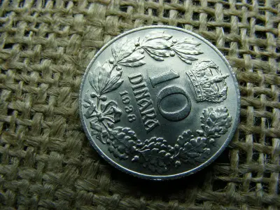 10 dinár 1938, Szerbia, dinara