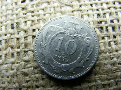 10 Heller, 1895, Korona Érme