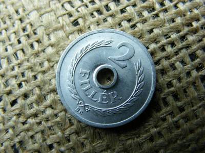 2 fillér, 1954, magyar fémpénz