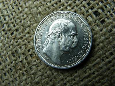 Ezüst 1 korona, 1914, KB