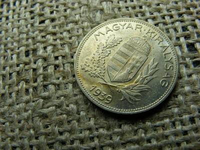 Ezüst 1 pengő, 1939, extra