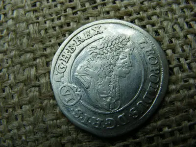 Lipót ezüst 6 krajcár, 1682 KB, IV