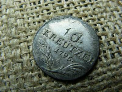 Ezüst 6 krajcár, 1795, ritka