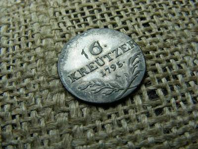 Ezüst 6 krajcár, 1795, ritka