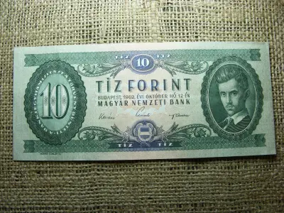 10 forintos bankjegy, 1962, vízjeles