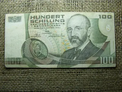 100 Schilling Bankjegy, 1984, Ausztria
