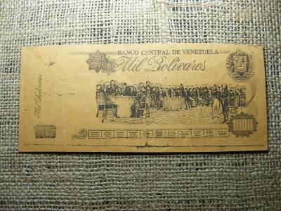 Színházi kellékpénz, 1000 bolivares, 1995
