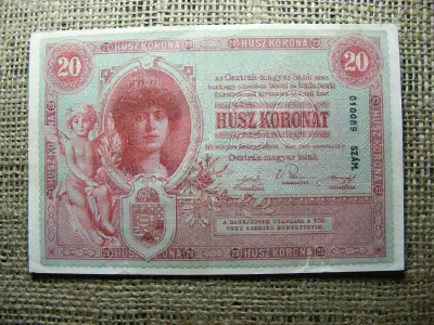 Színházi kellékpénz, 20 korona, 1900