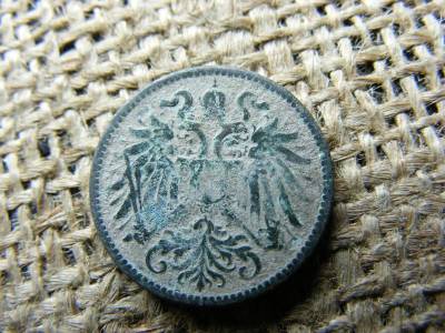 2 Heller, 1902, Korona Érme
