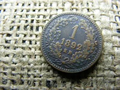 1 krajcár 1892, Ferenc József korona