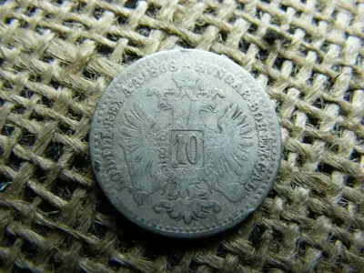 Ezüst 10 krajcár, 1868, Ferenc József
