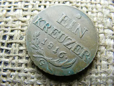 1 krajcár, 1816, G