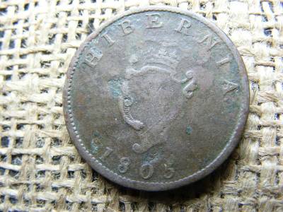 1/2 Penny, 1805, Nagy-Britannia