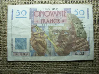 Franciaország 50 frankos bankjegy, 1949, V2