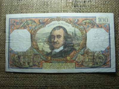 Franciaország 100 frank bankjegy, 1975, V2