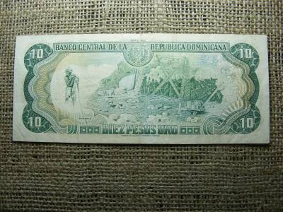 Dominika 10 Pesos Bankjegy, 1978-1988