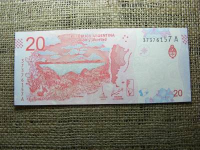 Argentína 20 pesos, 2017-2020, v2