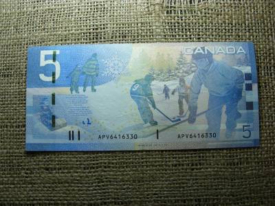 Kanada 5 dolláros bankjegy, 2006, V2