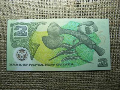 Új Guinea 2 kina bankjegy, 1991, V2