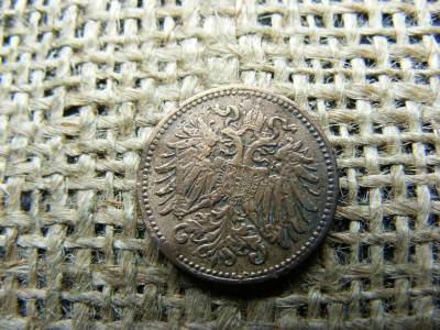 1 heller érme, 1902, Korona