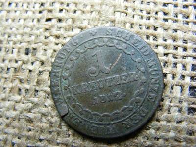 1 krajcár, 1812, G
