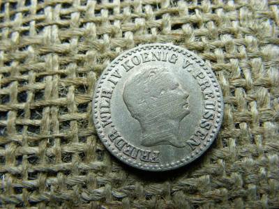 Ezüst 1 Silber Groschen, 1847, Extra, ritka