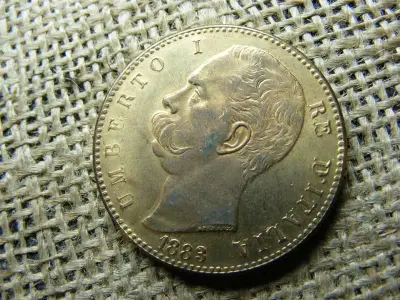 Olasz 100 lire, 1883, másolat