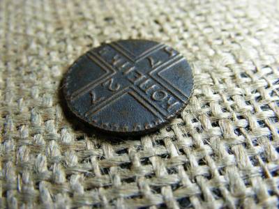 1 Kopejka, 1727, másolat
