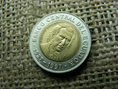 Ecuador 1000 sucres, 1997