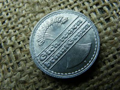 Birodalmi 50 pfennig, 1920, F