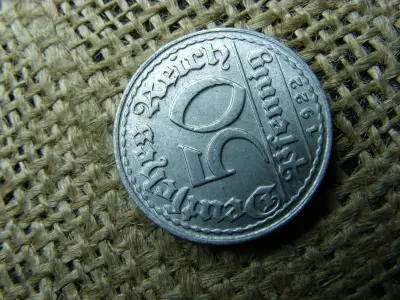 Birodalmi 50 pfennig, 1922 D