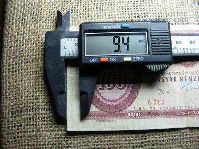100 forintos bankjegy, 1975, nyomdahibás