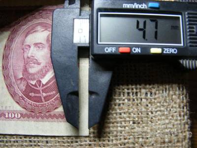 100 forintos bankjegy, 1975, nyomdahibás