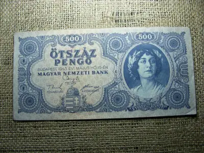 500 pengő, 1945, Hibás N karakter