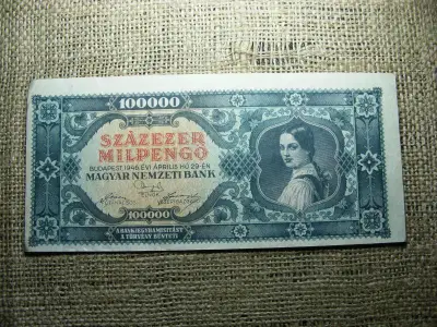 Százezer Milpengő, 1946, hibás, vágáshibás