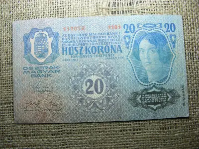 20 koronás bankjegy, 1913, DÖ
