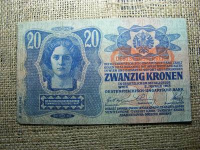 20 koronás bankjegy, 1913, DÖ