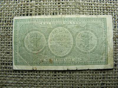 1 Lira, 1944, Olaszország
