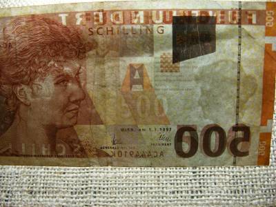 500 Schilling, 1997, ritkább