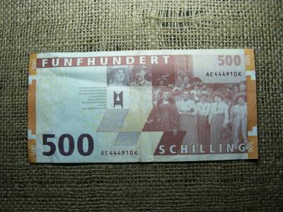 500 Schilling, 1997, ritkább