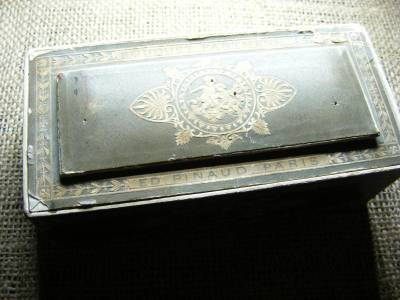 Francia játékzsetonok, 1900-as évek, 160 db, dobozos